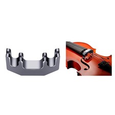 Metal Practice Violin Silencer Compatible with 1/2 4/4 Violin Accessory