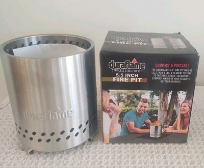 New Duraflame 5.5 Inch Stainless Steel Fire Pit