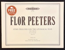 Flor Peeters Hymn Preludes Liturgical Year Op...