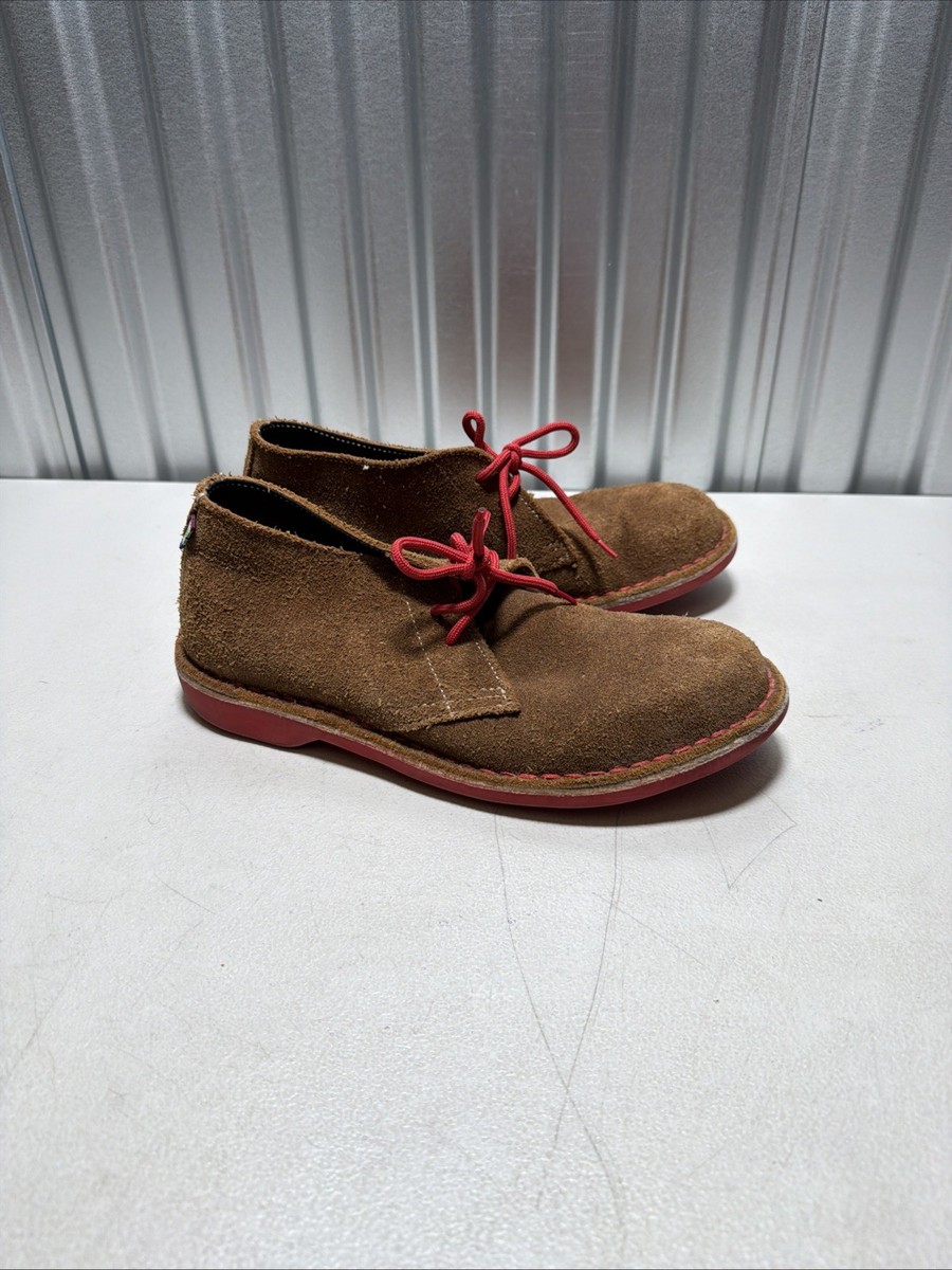 Veldskoen Lace Up Chukka Boots Suede Brown Red Sole South  display picture 3