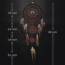 DIY Large Handmade Dream Catcher Feathers Hanging Dreamcatcher Wall Decor Home