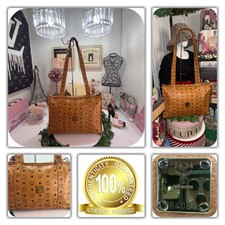 ECLECTIC MCM LARGE MONOGRAM CROSSBODY TOTE BA...