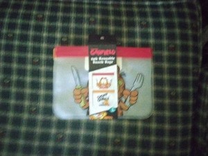 garfield 2 Pk Reusable Snack Bags