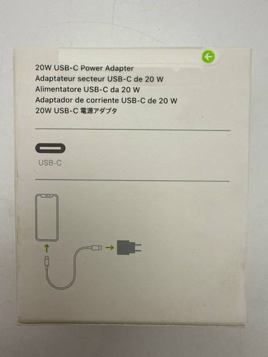 20W USB-C Power Adapter EU Plug Fast Charger for iPhone iPad Apple Watch - Picture 10 of 11