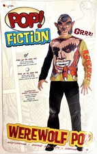 Werewolf Pop Fiction Art Monster Wolfman Fancy Dress Up Halloween Adult Costume