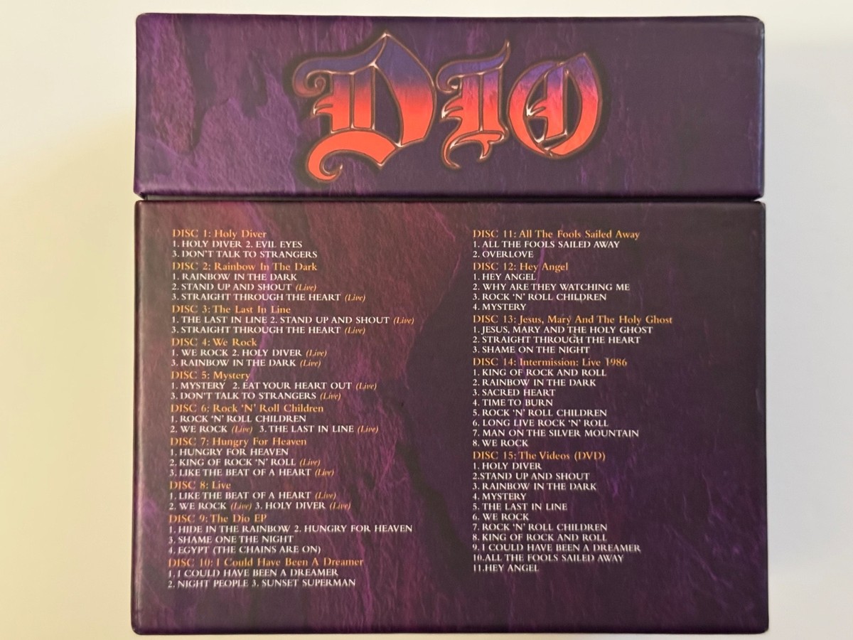 ★Dio★ディオ★The Singles Box Set Singles Box Set by Dio (Rare CD Box set, 15 CDs, 2012