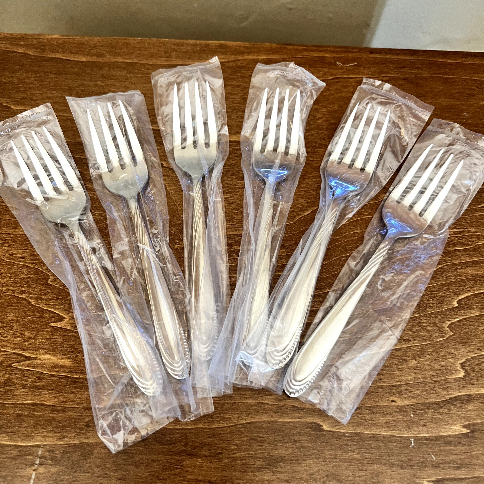 Nakazato Stainless Flatware Set 87 Pc Japan Dotted Swirl 6 Place Setting Serving