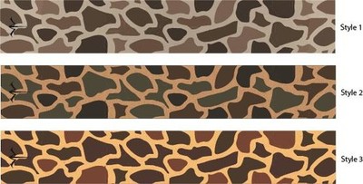 White Water Archery Throwback Camo Arrow Wraps Choose Length Width Style