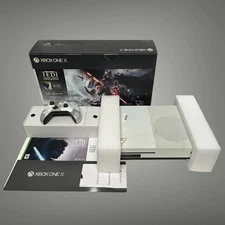 Repair Or Parts Only Xbox One S 1681 Console Controller & Jedi Fallen Order Box