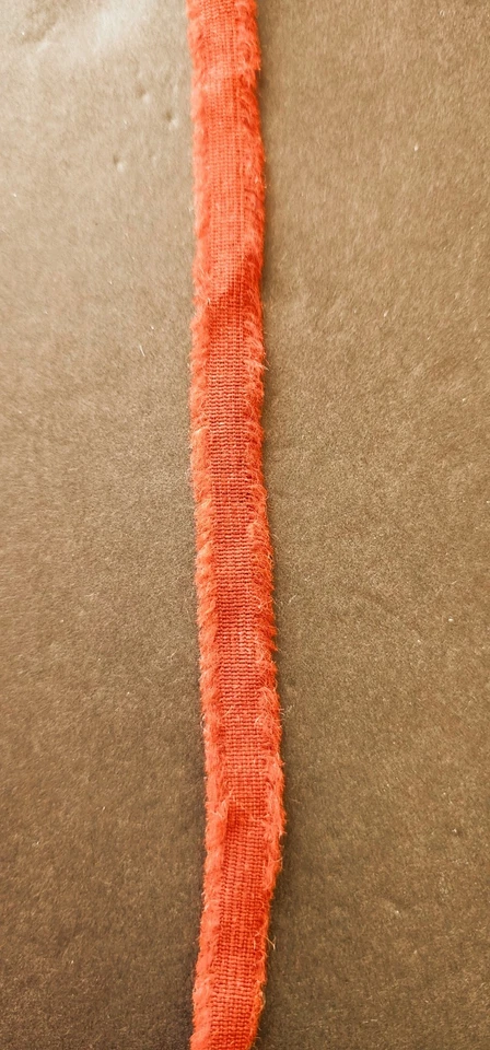 Lote de hilo de cinta roja terracota artesanal - 5 bolas + muestra tejida, 28,8 oz Foto 3 de 4