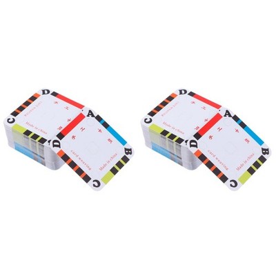 2 PCS Brettchenweben Papier Flechten Tablet Weaving Karten Webenwerkzeuge