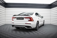 Maxton Design Diffusor Heckansatz Passend FüR Volvo S60/V60 R-Design Mk3 Schwarz
