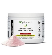 BIOptimizers Magnesium Breakthrough Drink – 8 Magnesium Forms, Electrolytes, Tar