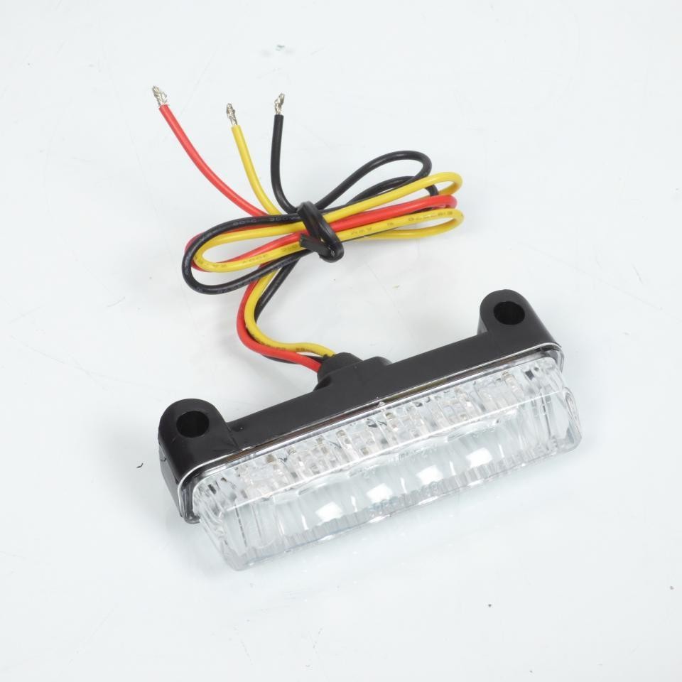 Feu arrière LED 12V transparent Replay pour mécaboite 50cc