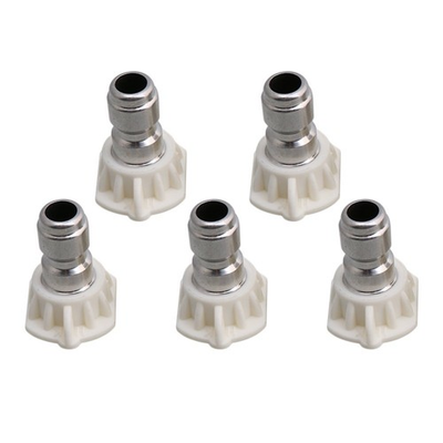#ad #ad 5PCS Pressure Washer Spray Nozzle Tips Multiple Degrees 40 40 Degrees White $15.26
