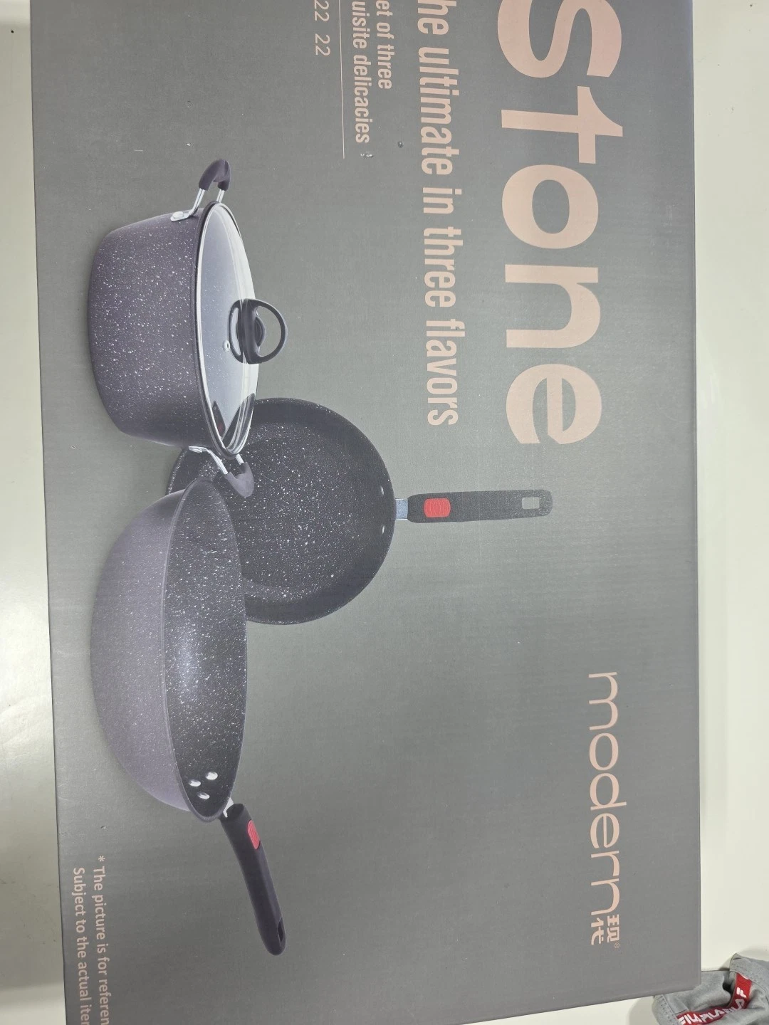 Modern Stone The Ultimate In Three Flavors New In Box Wok-Soup-Frying Pan
Opens in a new window or t