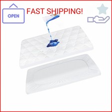 Pack and Play Mattress Pad Sheets Cover Waterproof, Soft Quilted Fit Graco Pamo