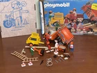 Vintage 1970s Playmobil Construction Workers Tools 1204 3201 009 truck LARGE LOT