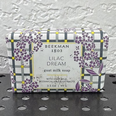 (1) Beekman 1802 Lilac Dream Goat Milk Soap 3.5 Oz