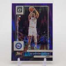 2022-23 Panini Donruss Optic - De'Anthony Melton #35 Purple Shock Prizm - 76ers