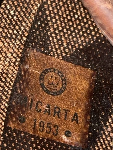 RARE WW 2 Vietnam USA War Helmet Liner 159th 49th Infantry Military MICARTA 1952