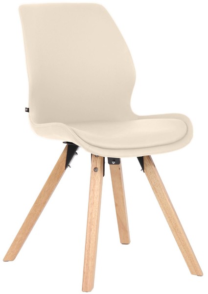 Stuhl Luna Kunstleder Creme-image