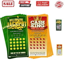 Prank Lottery Tickets and Scratch Cards Look Real - $1 Million Winning Ticket...