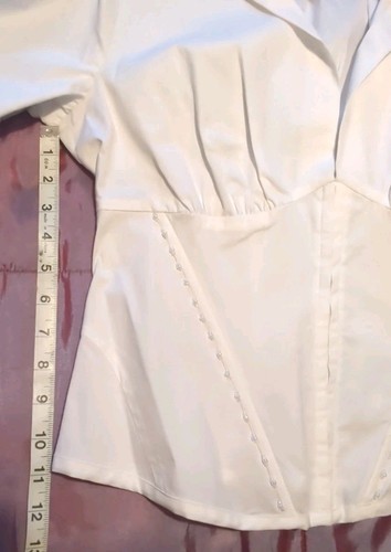Corseted & Boned Blouse Size 12 Chest 38" Steampunk* See Details* - Picture 15 of 19
