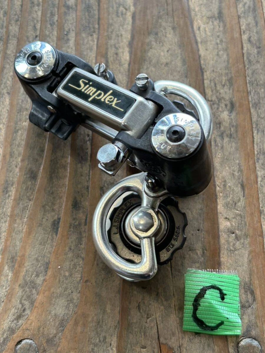 Dérailleur Arrière Vélo Simplex Vintage - Rare - Fabriqué En France
