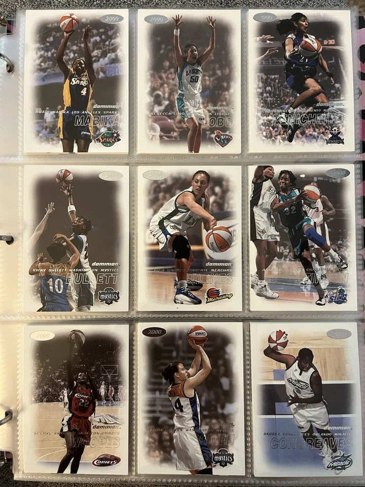 2000 Skybox Dominion WNBA 1-156 Card Complete Set - Becky Hammon Rookie NICE! - Image 2 of 4