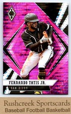 2021 Panini Chronicles #22 Fernando Tatis Jr. Prizm Phoenix Pink Pulsar