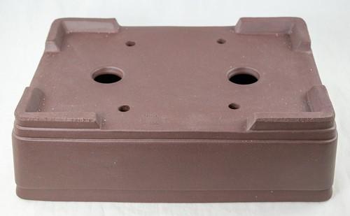 Vintage Yixing Zisha Bonsai Pot, Cactus & Succulent Planter + Mesh - 11.25"/13" - Picture 3 of 9