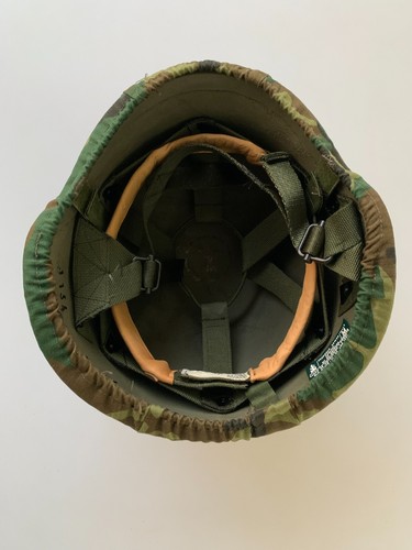 OLDSCHOOL NEW Spanish MARTE I 85 Combat Woodland Helmet Marines Navy Spain 80s - Picture 17 of 19