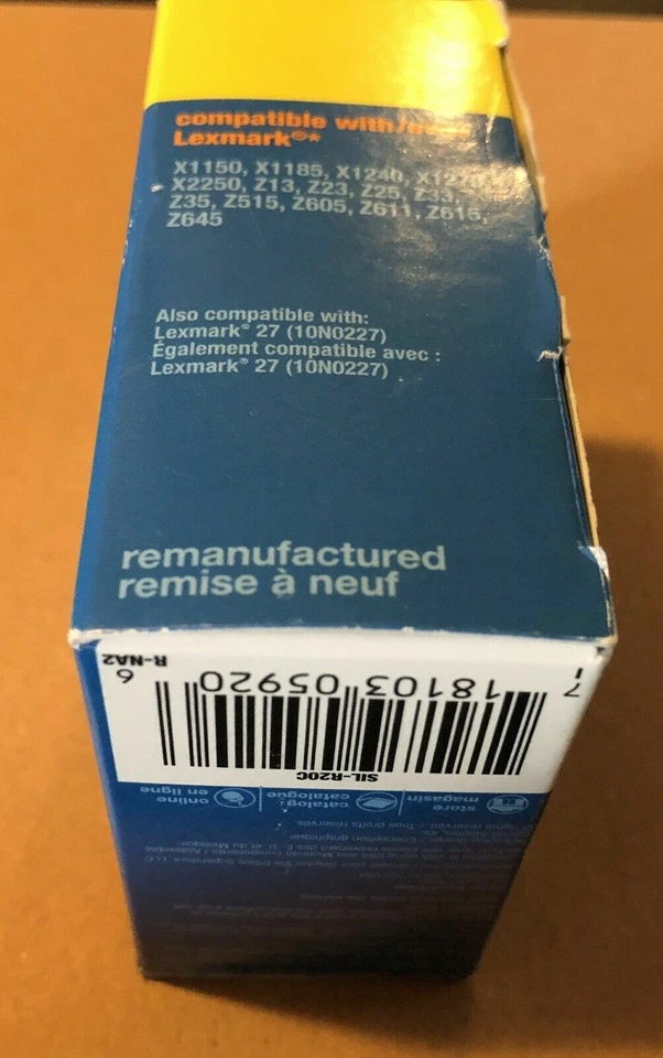 Cartucho de tinta de color compatible Lexmark 26/27 de Staples SIL-R20C Foto 2 de 2