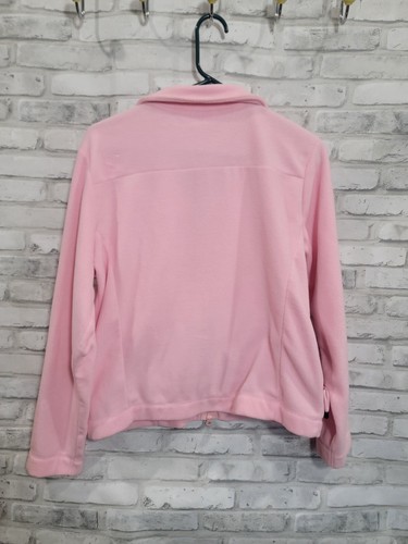 Weatherproof Garment Company Women Fleece Full Zip Jacket Pink Warm Size Large L - Picture 7 of 7