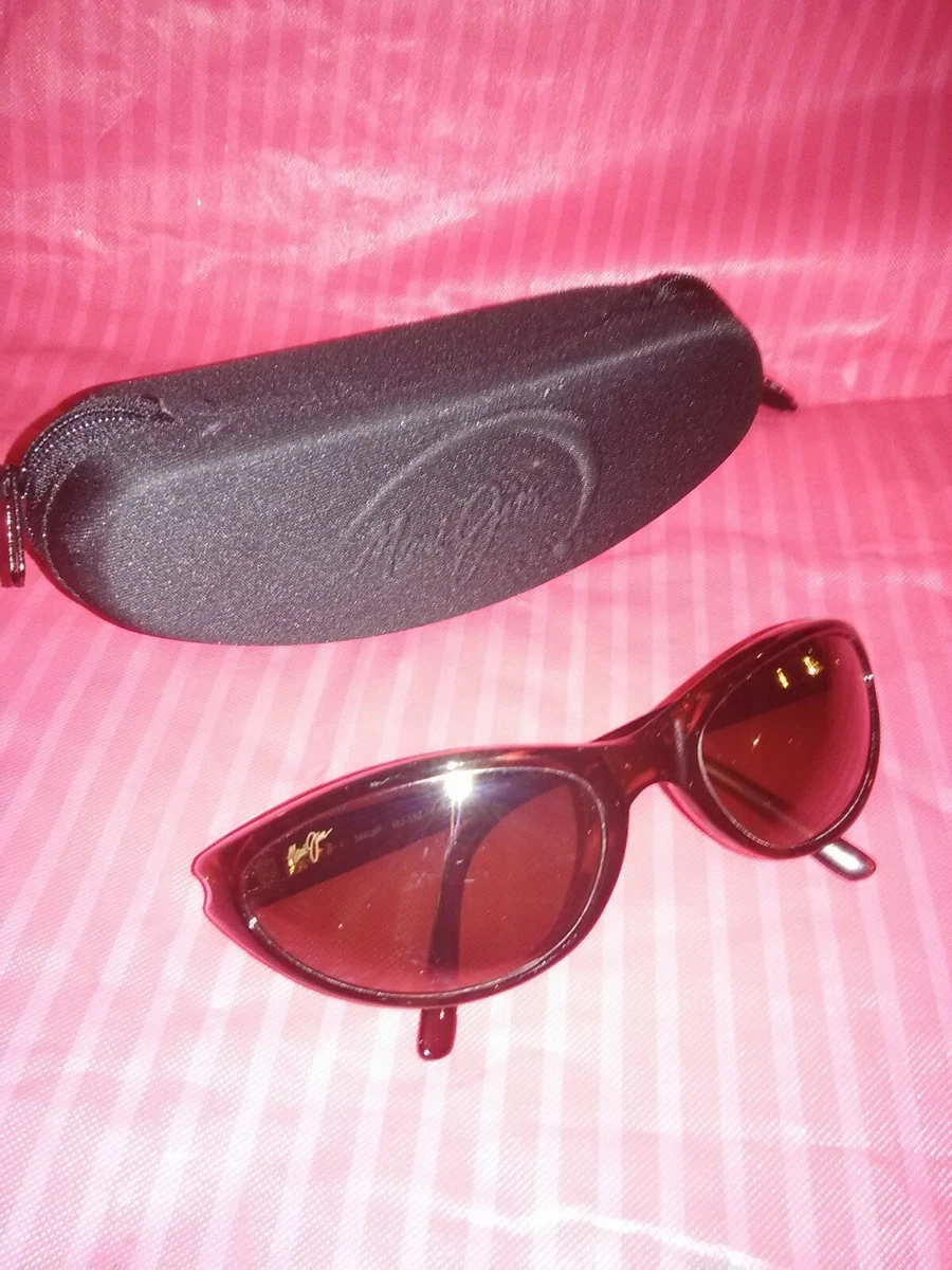Maui Jim Catamaran MJ137 10 Polarized Tort Brown Amber Glass Japan