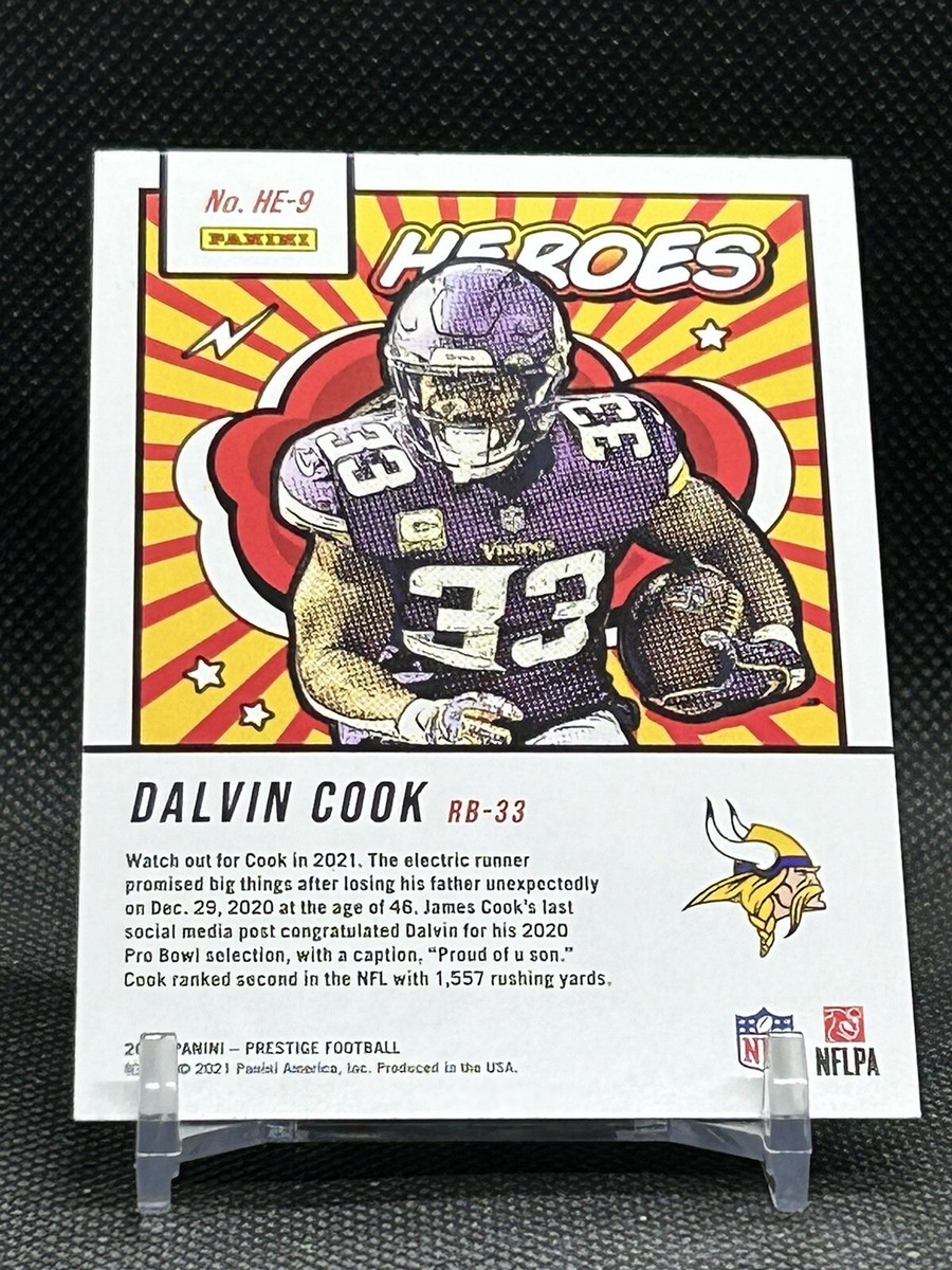 2021 Panini Prestige Heroes SP #HE-9 Heroes Dalvin Cook Minnesota