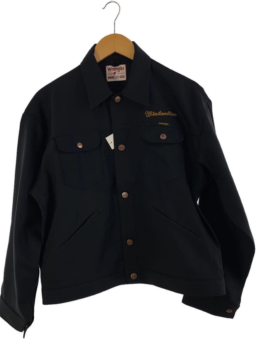 WIND AND SEA OTHER ×WRANGLER LAUNCHER JACKET S POLYESTER Black 