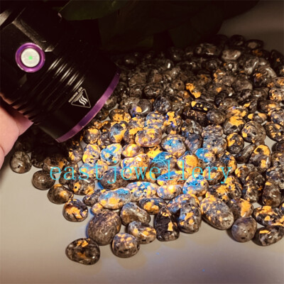 80pcs Wholesale Natural Yooperite Crushed stone Quartz Flame's Stone Crystal Gem