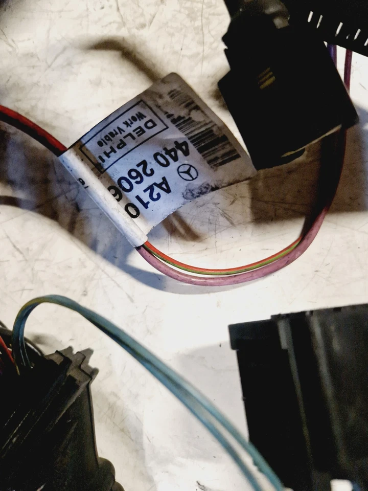 K103-6* Mercedes W210 270 CDI OM 612 A Wiring Harness Engine Harness A2104402606 - Image 4 of 4