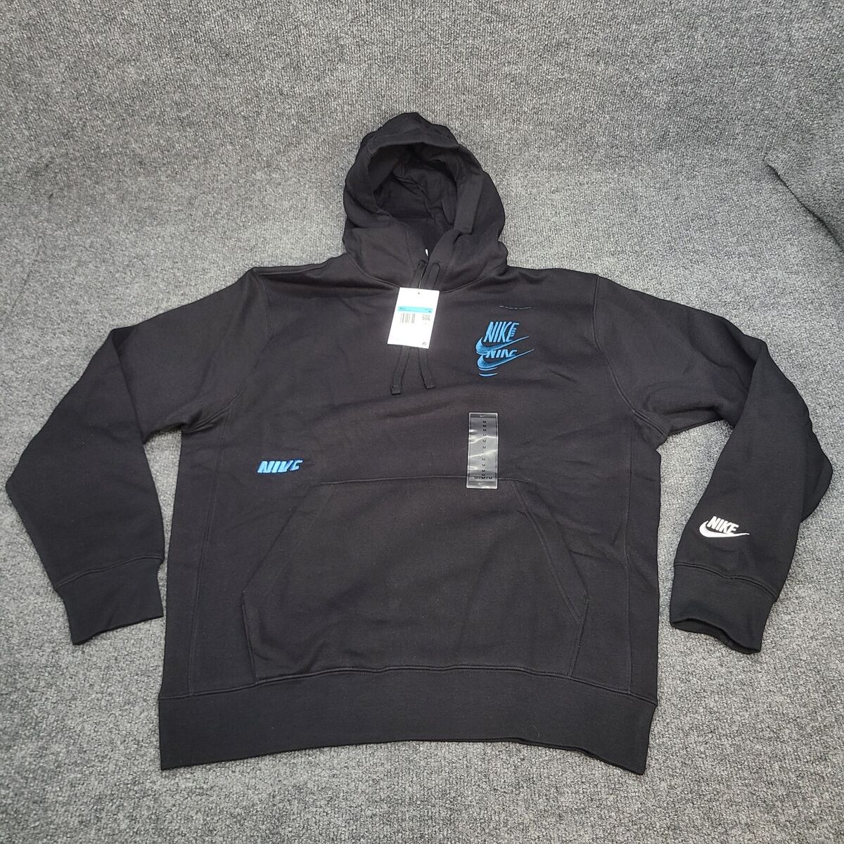 Nike Sweatshirt Mens Medium Black Multiple Futura Logo Nike Sweatshirt Mens Medium Black Multiple Futura Logo