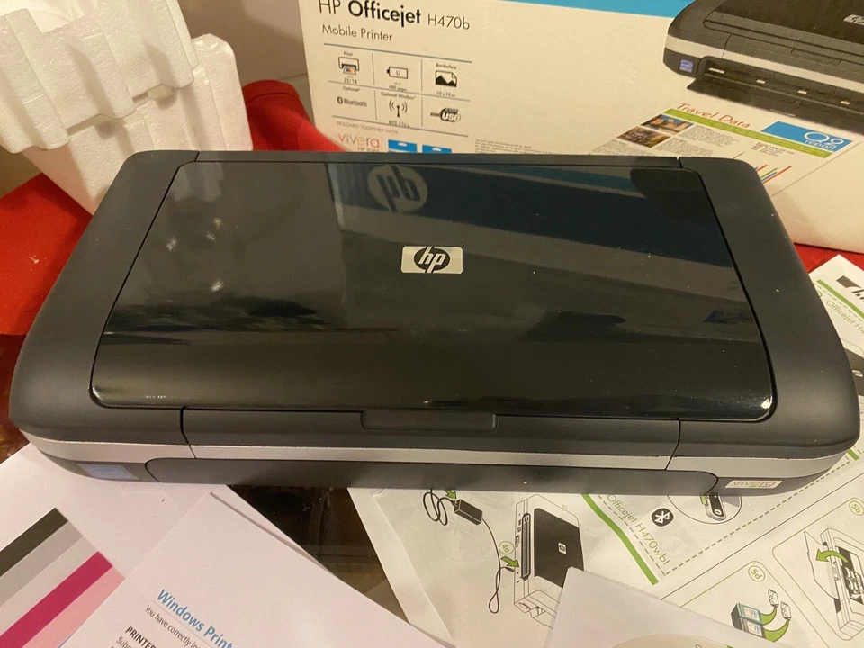HP Officejet H470 Portable Mobile A4 Printer Battery New Other - Image 2 of 4
