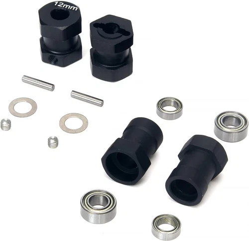 12mm Alu Hex Adapter Wheels for Tamiya CW-01 Lunch Box Upgrade Parts - Bild 5 von 5