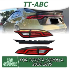 TT-ABC LED Tail Lights For 2020-2025 Toyota Corolla Animation Rear Truck Lamps