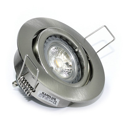 230Volt Einbauleuchte Spotlights Bajo mit LED-Spot 5W dimmbar Bad-Spots Hochvolt
