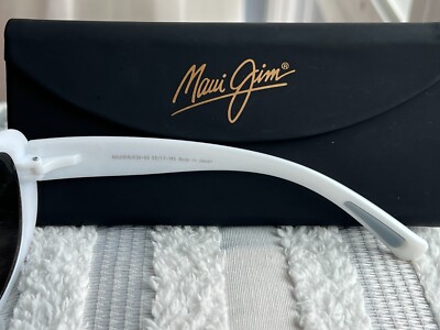 Maui Jim Nahiku MJ 436 05 White Pearl Frame + Grey Polarized Lens
