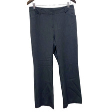Talbots Pants Womens 10 Gray Curvy Mid Rise Stretch Career Dressy Comfort