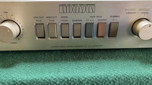 Vintage 80’s Amplificatore integrato Luxman L-1 Non Testato - Picture 2 of 5