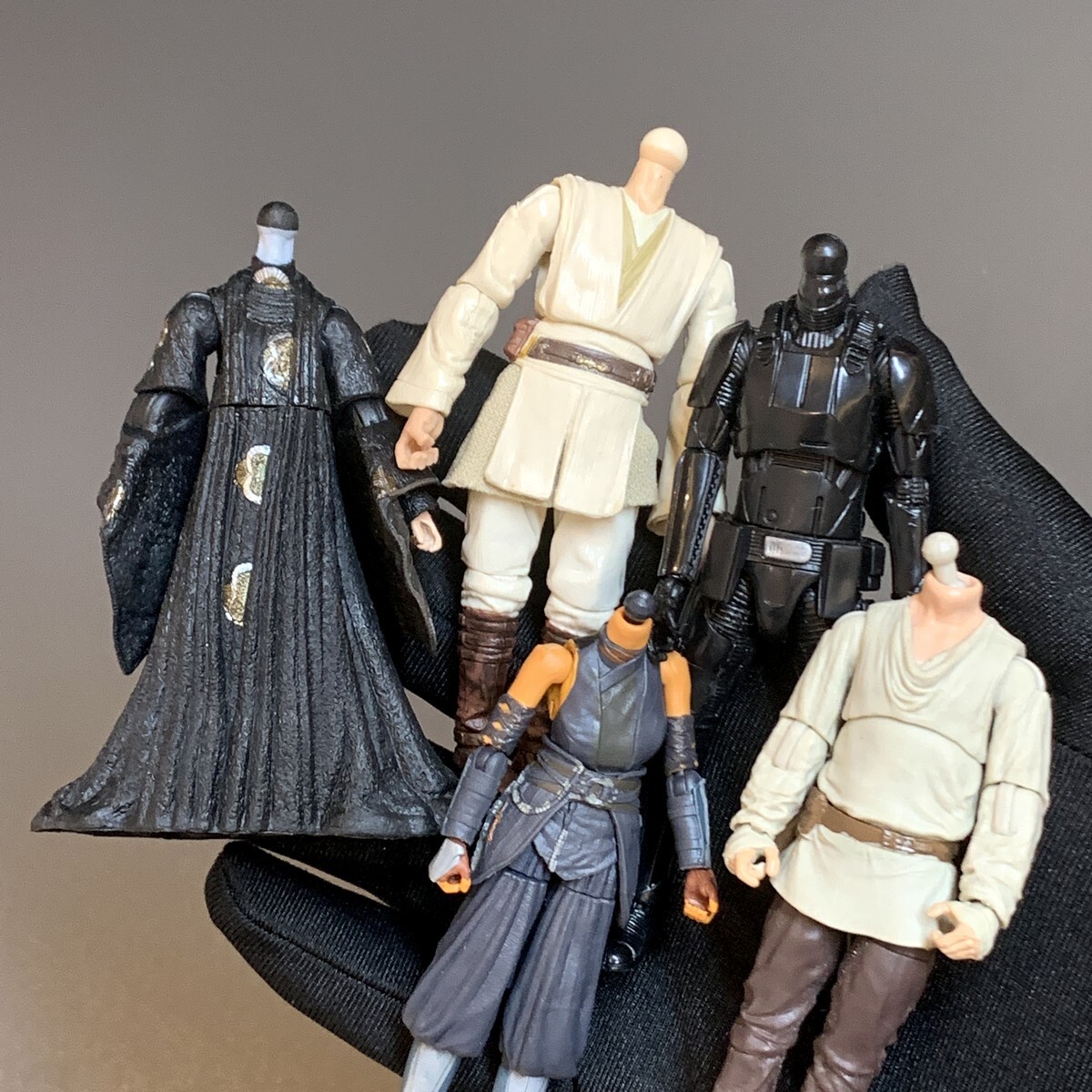 Lot 5 Pcs 3.75" Star Wars  Action Figures Clone Wars NO HEAD