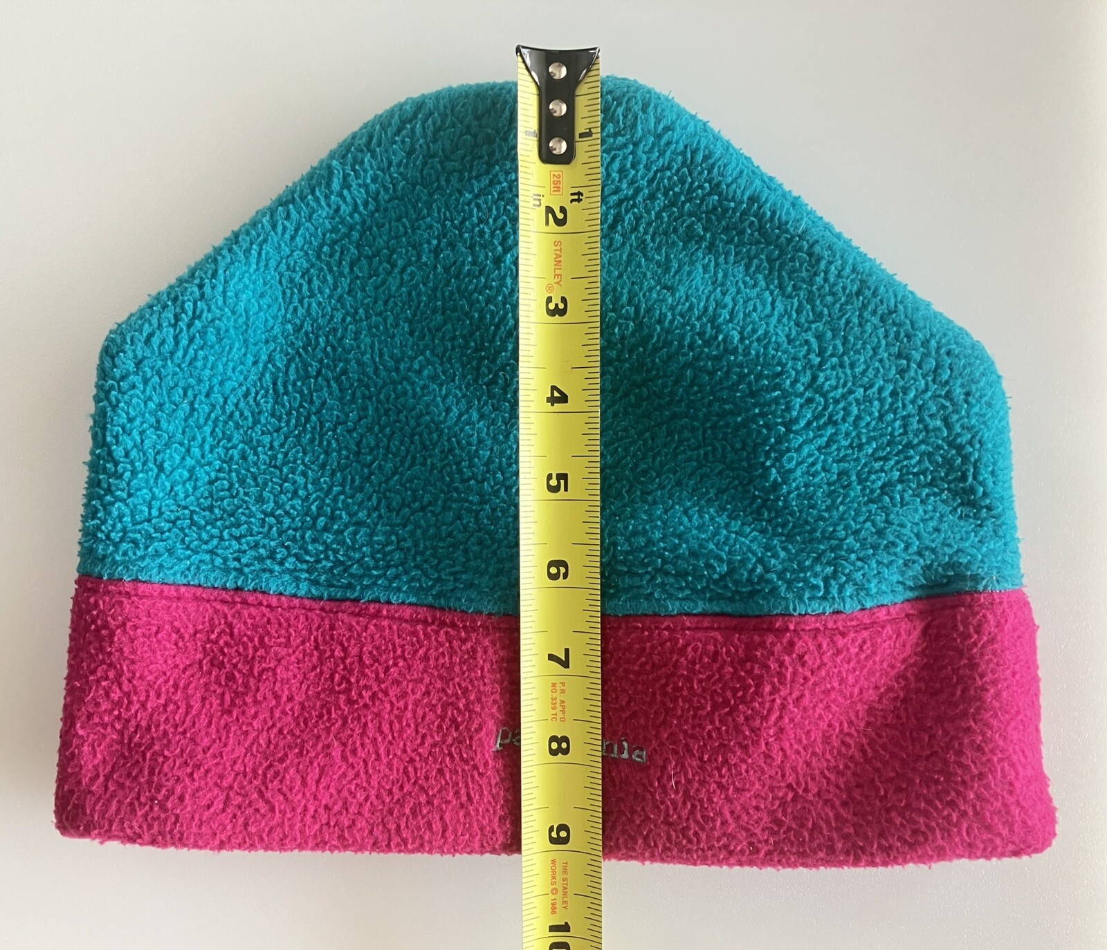 Vintage 80s Patagonia Synchilla Fleece Beanie Ski Hat Made In USA Size
